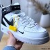 AIR FORCE 1 MID UTILITY AF1 High Help Runing Shoes-White/Black_70105