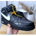 AIR FORCE 1 MID UTILITY AF1 High Help Runing Shoes-Black/White_60014
