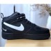 AIR FORCE 1 MID UTILITY AF1 High Help Runing Shoes-Black/White_60014