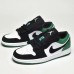 Air Jordan 1 Low AJ1 Running Shoes-Black/Green_74211