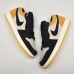 Air Jordan 1 Low AJ1 Running Shoes-Black/Yellow_69986