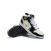 Jordan 1 Series AJ1 Running Shoes-White/Black_73436