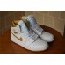 Jordan 1 Series AJ1 Running Shoes-White/Gold_38679