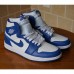 Jordan 1 Series AJ1 Running Shoes-White/Blue_86336