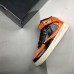Travis Scott x Air Force 1 AF1 Running Shoes-Black/Orange_97485