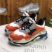 Balenciaga Triple-S Sneaker 17FW Clunky Sneaker triple Running Shoes-Gray/Orange_95616