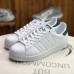 Adidas SUPERSTAR Running Shoes-White/Green_38365
