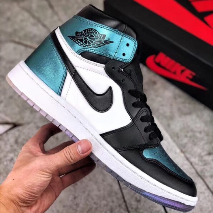 Air Jordan 1 AJ1 Basketball Shoes-Black/White