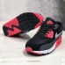 Air MAX 90 knitting Runing Shoes-Black/Red