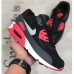 Air MAX 90 knitting Runing Shoes-Black/Red