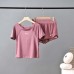 2 Piece Set Quick drying Yoga For Women's Running Fitness T-Shirt Sports Wear Fitness Clothing Women Training Set Pants Sport Suit-6286360