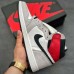 Crossover Air Jordan 1 Light Smoke Grey Running Shoes-White/Gray-2094342