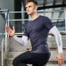2 Piece Set Quick drying For men's Running Fitness Sports Wear Fitness Clothing men Training Set Sport Suit-7044018