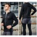4 Piece Set Quick drying For men's Running Fitness Sports Wear Fitness Clothing men Training Set Sport Suit-2189981