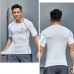 4 Piece Set Quick drying For men's Running Fitness Sports Wear Fitness Clothing men Training Set Sport Suit-5679532