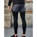 4 Piece Set Quick drying For men's Running Fitness Sports Wear Fitness Clothing men Training Set Sport Suit-5679532