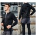 4 Piece Set Quick drying For men's Running Fitness Sports Wear Fitness Clothing men Training Set Sport Suit-2617815