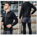 4 Piece Set Quick drying For men's Running Fitness Sports Wear Fitness Clothing men Training Set Sport Suit-7639206