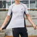 2 Piece Set Quick drying For men's Running Fitness Sports Wear Fitness Clothing men Training Set Sport Suit-4622349