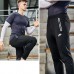 3 Piece Set Quick drying For men's Running Fitness Sports Wear Fitness Clothing men Training Set Sport Suit-3518496
