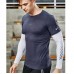 3 Piece Set Quick drying For men's Running Fitness Sports Wear Fitness Clothing men Training Set Sport Suit-3518496