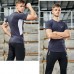 3 Piece Set Quick drying For men's Running Fitness Sports Wear Fitness Clothing men Training Set Sport Suit-2457704