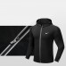3 Piece Set Quick drying For men's Running Fitness Sports Wear Fitness Clothing men Training Set Sport Suit-2457704