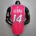 HERRO#14 Miami Heat V-neck pink NBA jersey-9337736