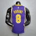 New Lakers Jordan Bryant #8 Theme Purple Round Neck-4734684
