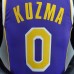 New Lakers Jordan KUZMA #0 theme purple round neck-2819368