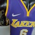James #6 Lakers purple NBA jersey-7928704