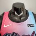 New Miami Heat ROBINSON #55 City Edition Pink Blue Gradient Color-8374829