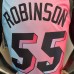 New Miami Heat ROBINSON #55 City Edition Pink Blue Gradient Color-8374829