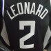 New LEONAR0#2 Los Angeles Clippers Black NBA jersey-2133296