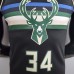 New Bucks Jordan Antetokounmpo #34 Theme Edition Black-7728769