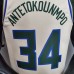 Antetokounmpo#34 Bucks Beige NBA jersey-6412870