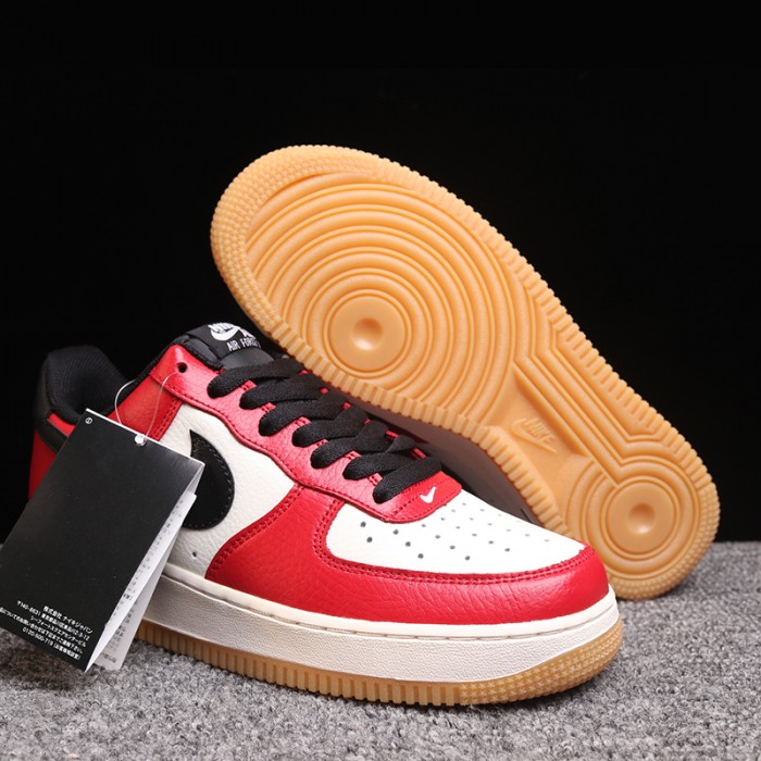 Air Force 1 AF1 Runing Shoes-White/Red_24694