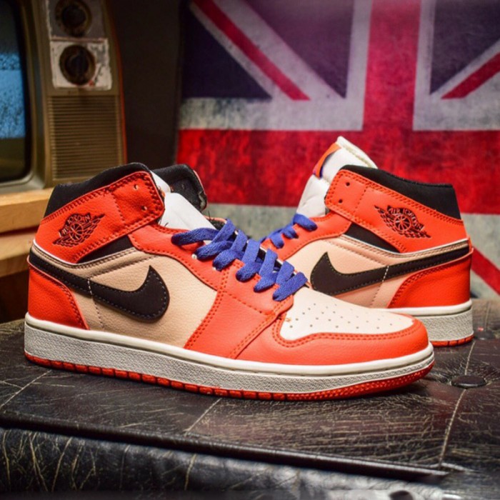 Air Jordan 1 Retro Phantom Gym Red OG AJ1 Basketball Shoes-Orange/Pink_92859