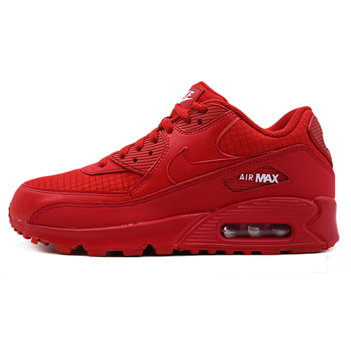 Air Max 90 Running Shoes-All Red_66573