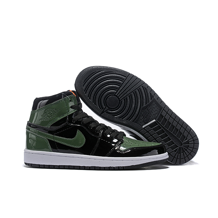 Jordan 1 Series AJ1 Running Shoes-Green/Black_87321