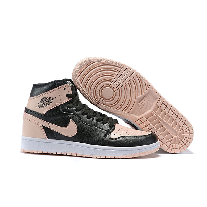 Jordan 1 Series AJ1 Running Shoes-Black/Khkai_19872