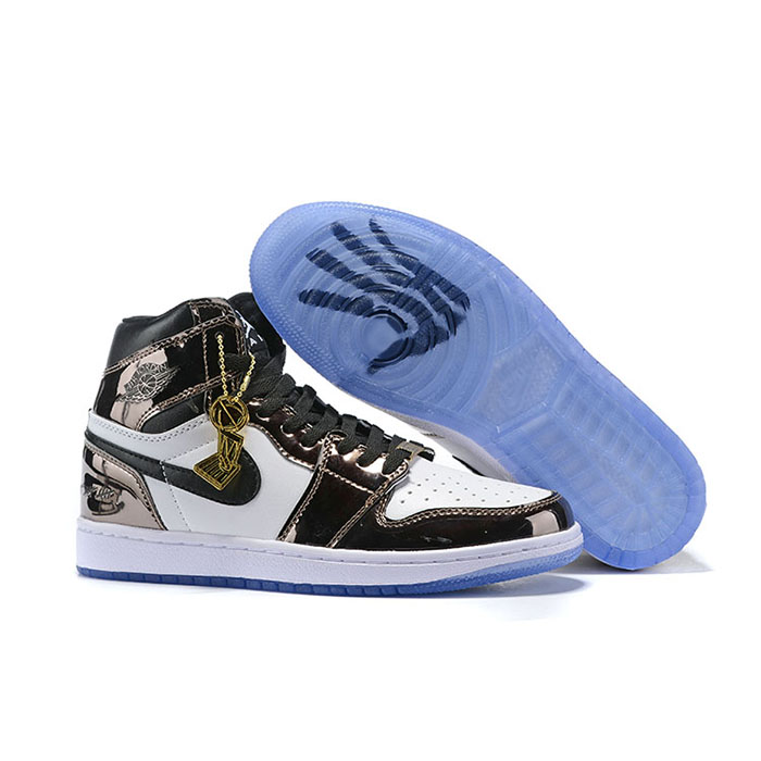 Jordan 1 Series AJ1 Running Shoes-Black/White_23111