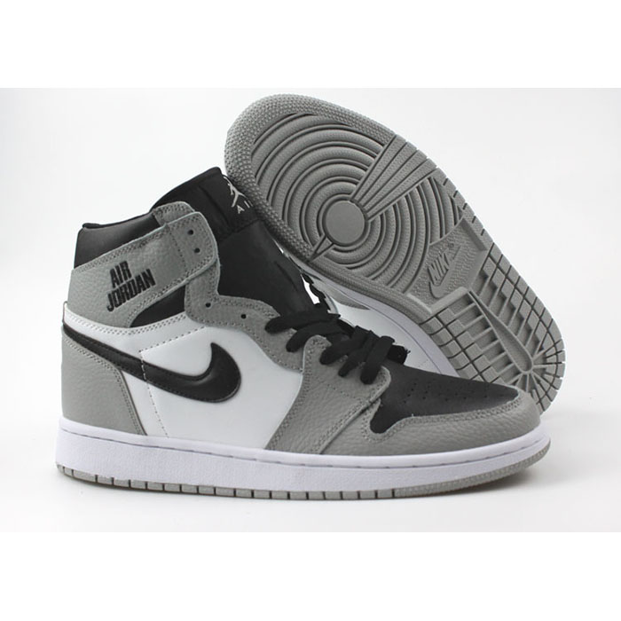 Jordan 1 Series AJ1 Running Shoes-Gray/White_71340