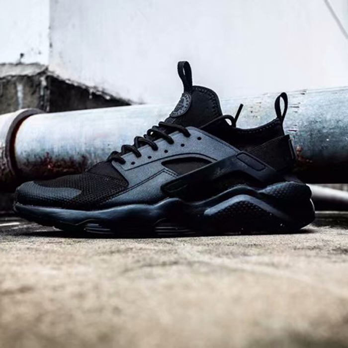 Air HUARACHE 4V Running Shoes-All Black_89066