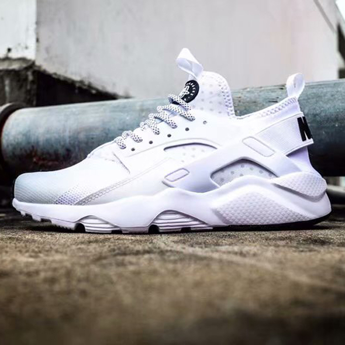 Air HUARACHE 4V Running Shoes-White/Black_78726