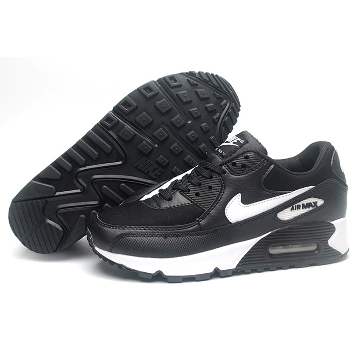 Air Max 90 Running Shoes-Black/White_50603