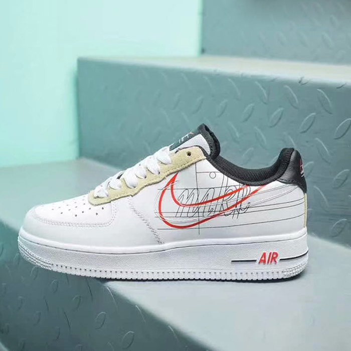 Air Force 1 07 AF1 Running Shoes-White/Black_76919