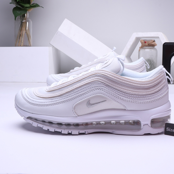 Air Max 97 Bullet Running Shoes-White/Gray_64764