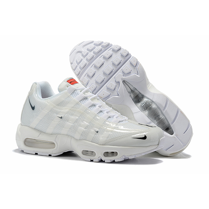 Air Max 95 Retro Bullet Running Shoes-All White_62535