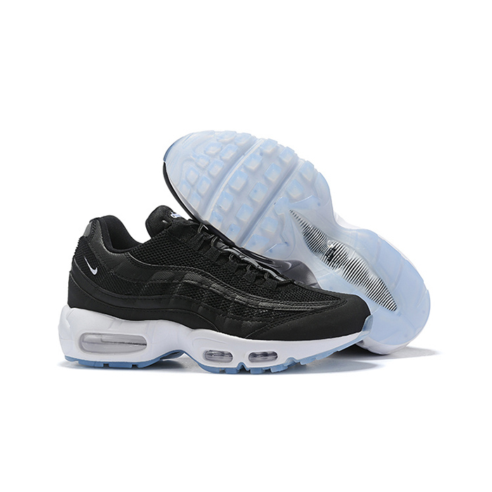 Air Max 95 Retro Bullet Running Shoes-Black/White_92407